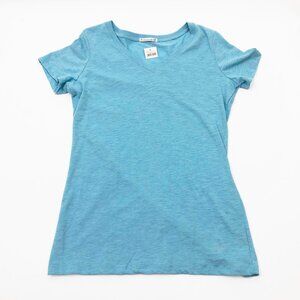 Amanda Blu Women's T Shirt Size Medium NWT Cotton/Polyester Soft Milky Blue